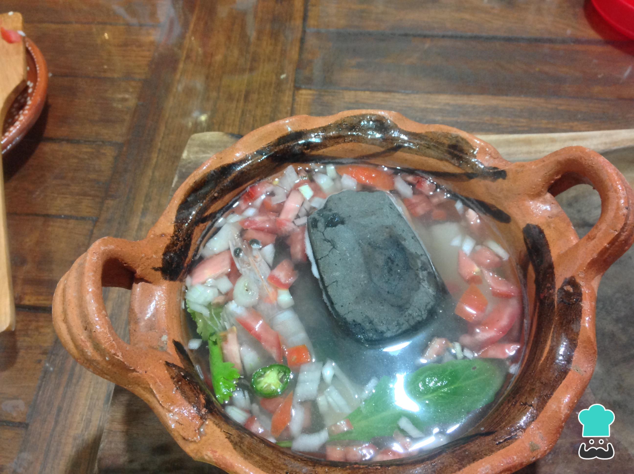 Caldo de piedra Oaxaca Fácil