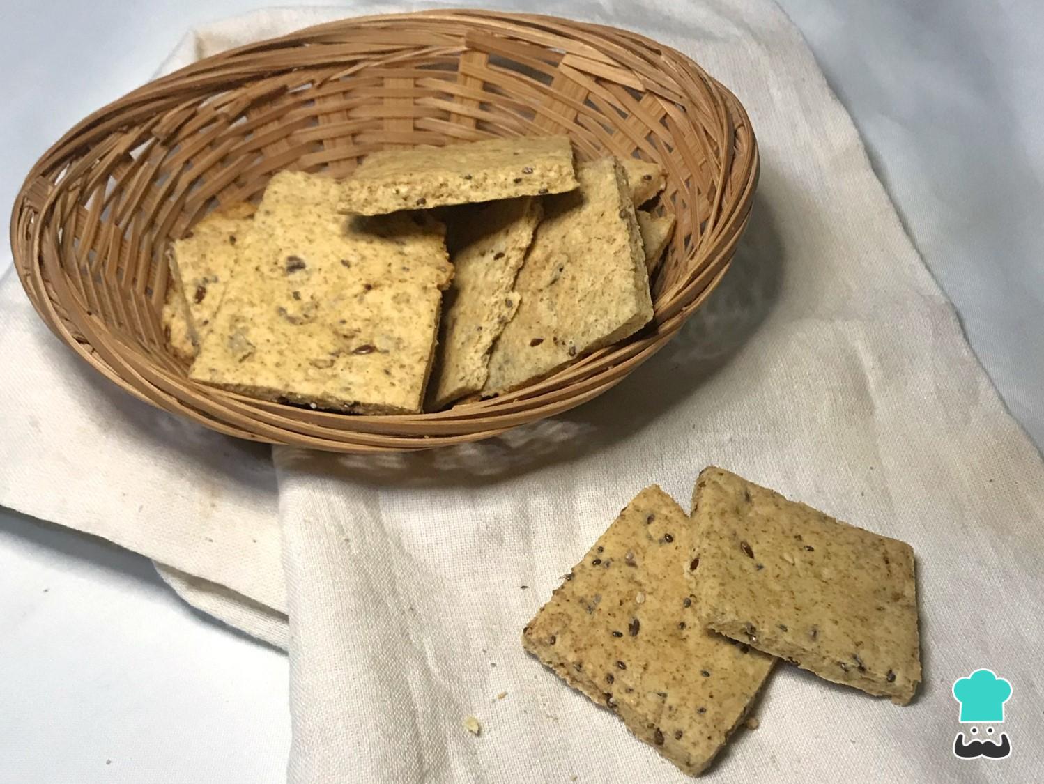 Crackers de semillas Receta MUY FÁCIL