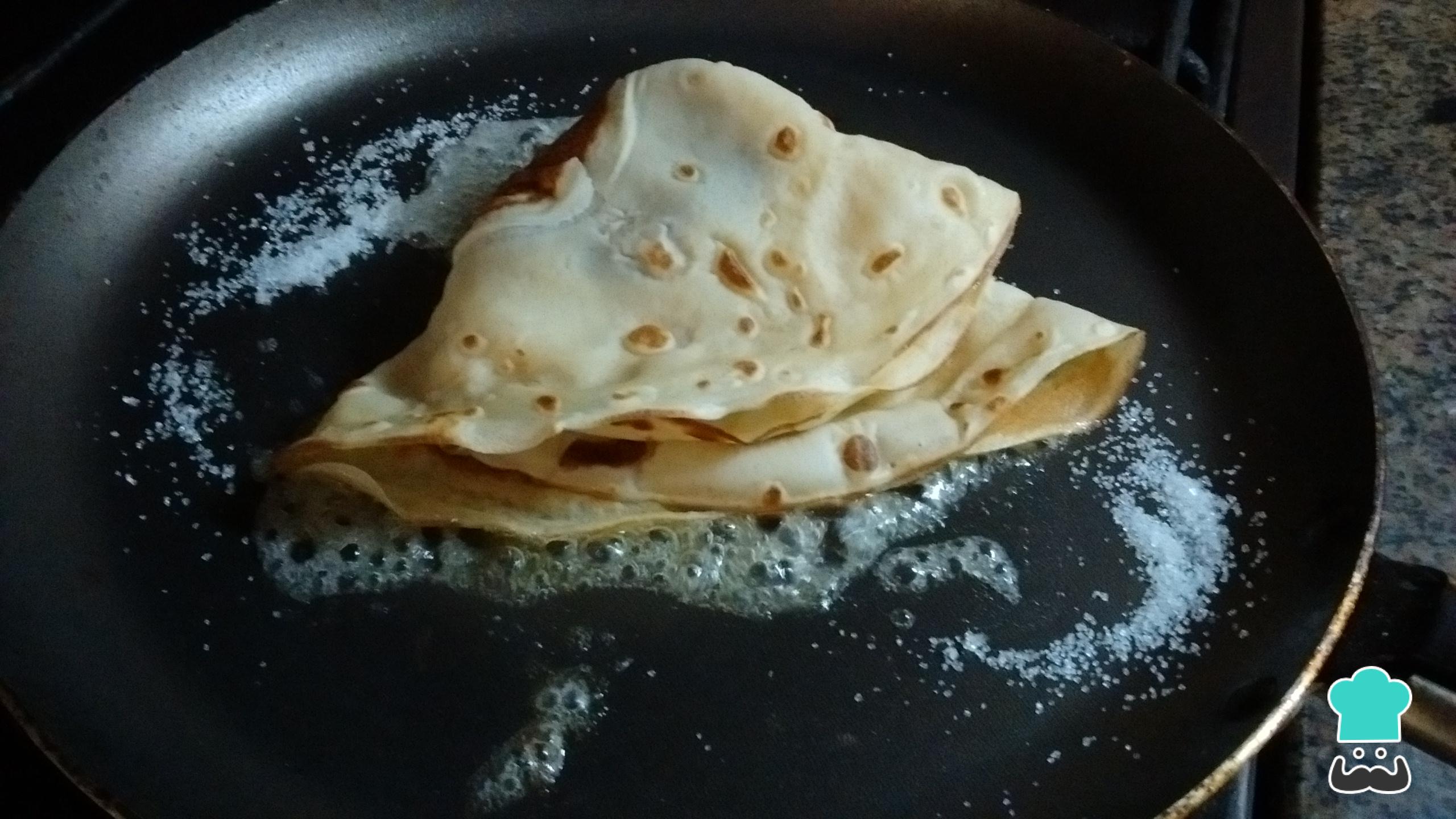 Panqueques flambeados Receta FÁCIL y RÁPIDA