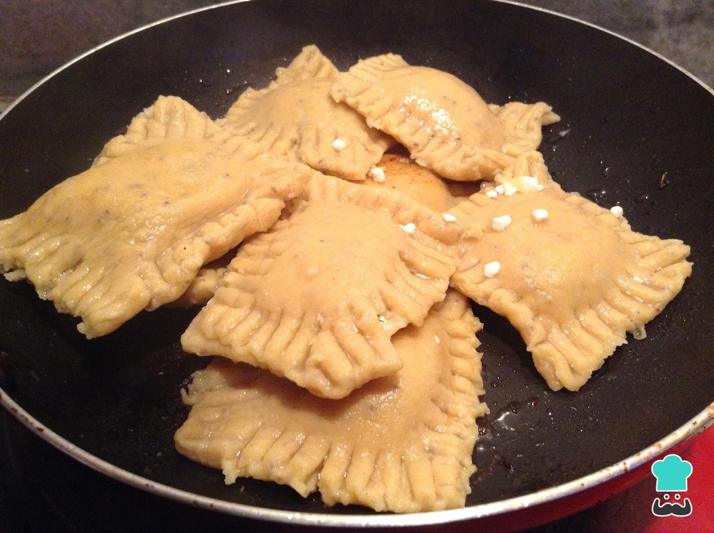 Raviolis Rellenos De Ricotta