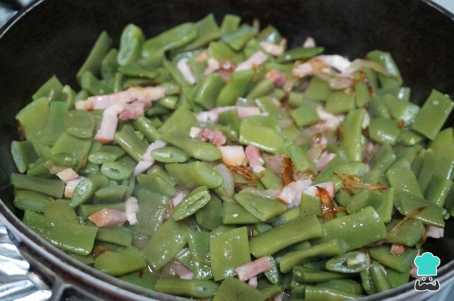 Jud As Verdes Con Bacon Receta F Cil