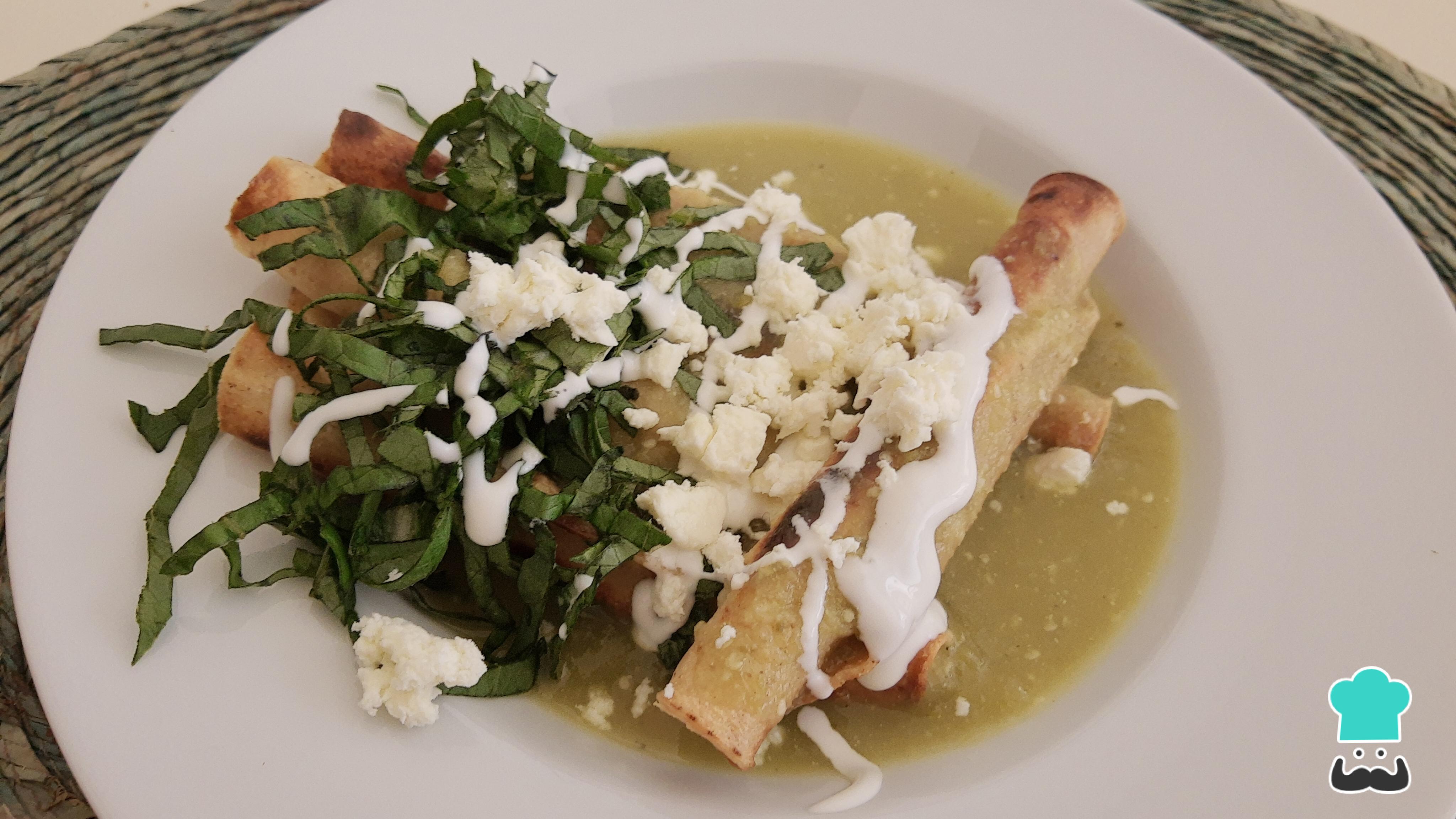 Flautas Ahogadas Receta MEXICANA