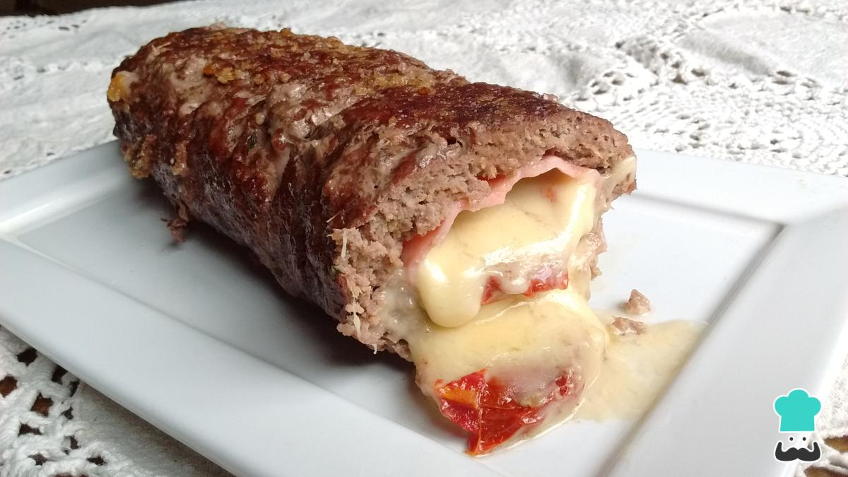 Receta de Arrollado de carne picada al horno
