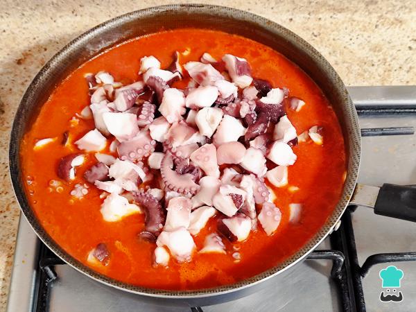 Receta de Pulpo a la diabla - Paso 4