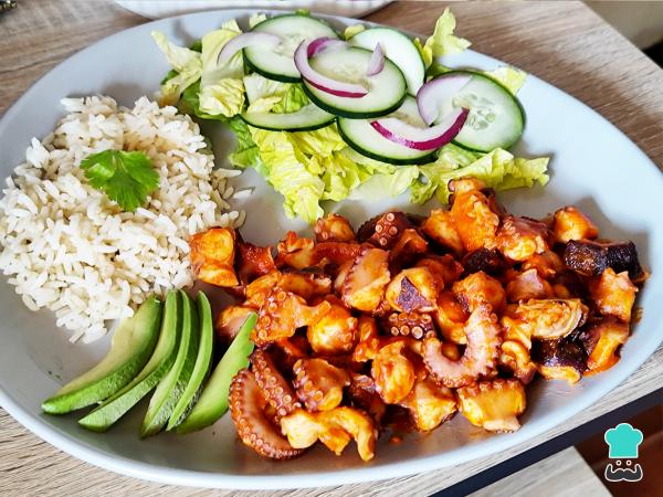 Receta de Pulpo a la diabla - Paso 6