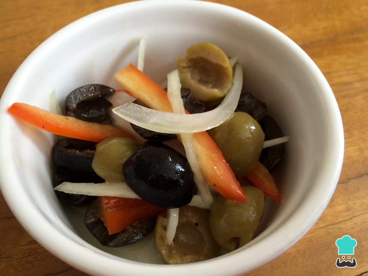Receta de Ensalada de aceitunas
