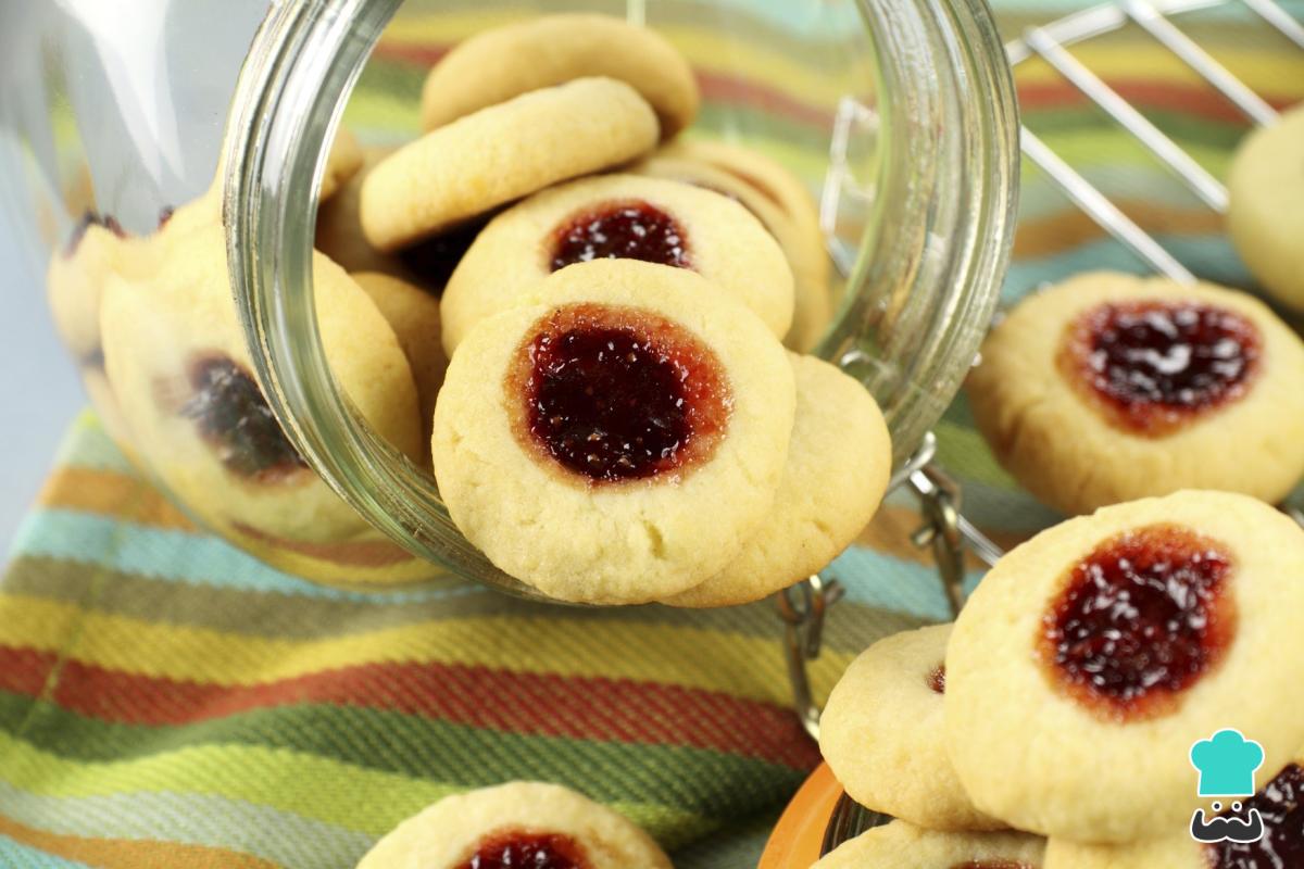 Receta de Galletas con mermelada de fresa