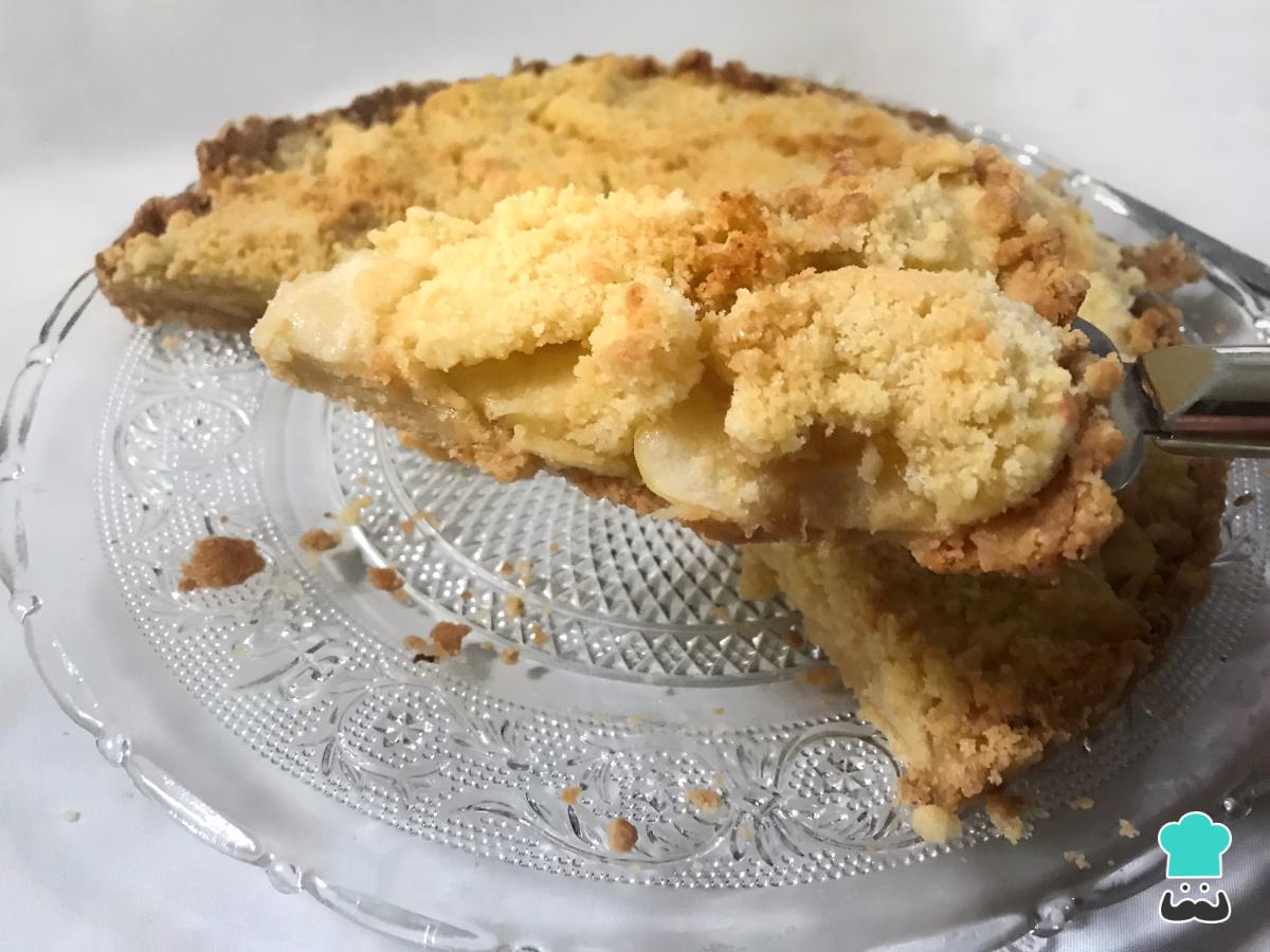 Receta de Tarta de manzana con crumble