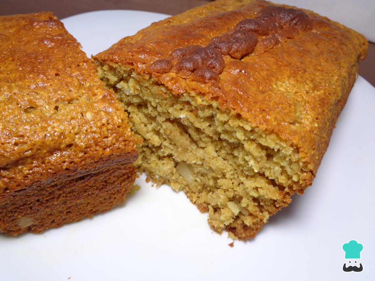 Receta de Queque de avena sin harina