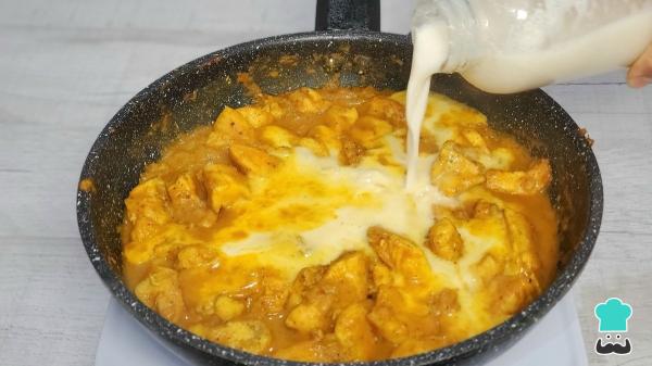 Receta de Pollo al curry con arroz basmati: el plato exótico fácil que puedes preparar en 30 minutos - Paso 4
