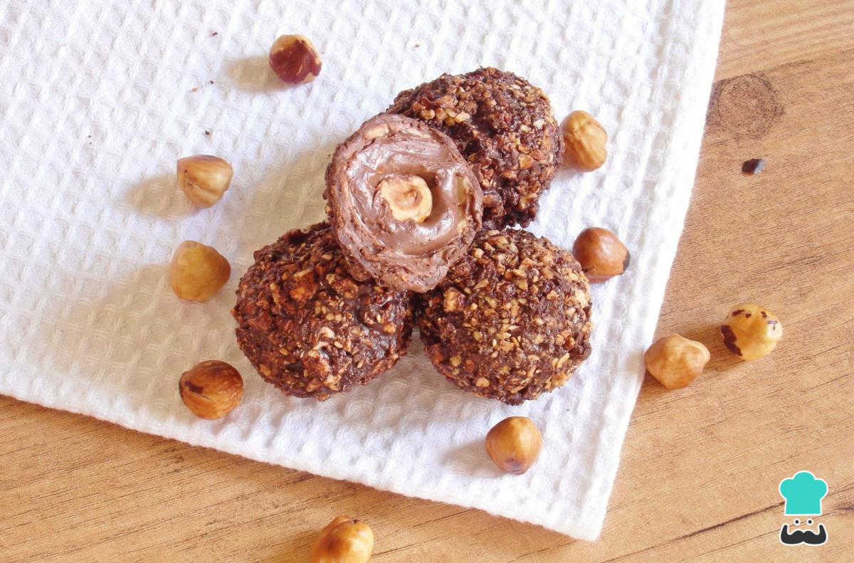 Receta de Bombones de Ferrero Rocher caseros