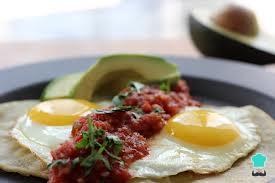 Receta de Huevos rancheros en salsa verde