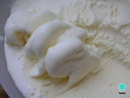 Receta de Helado de queso cremoso