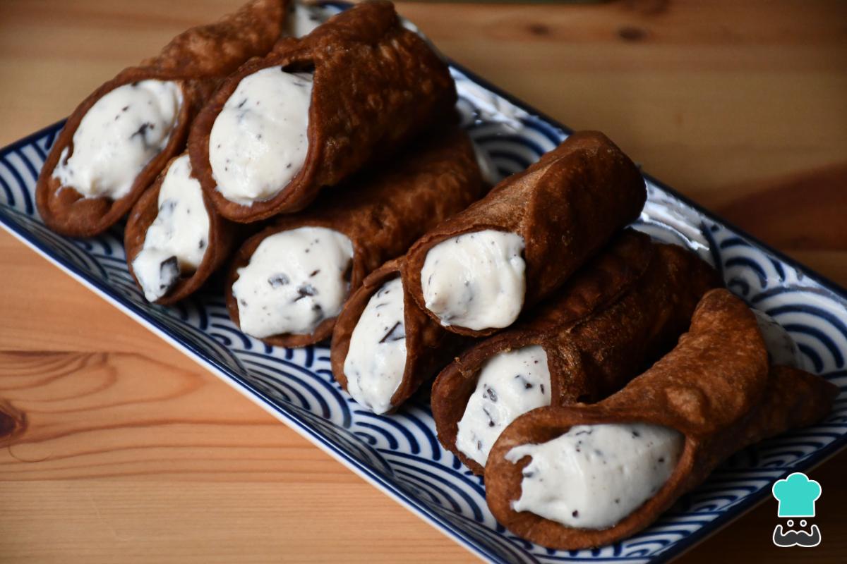 Receta de Cannoli siciliano