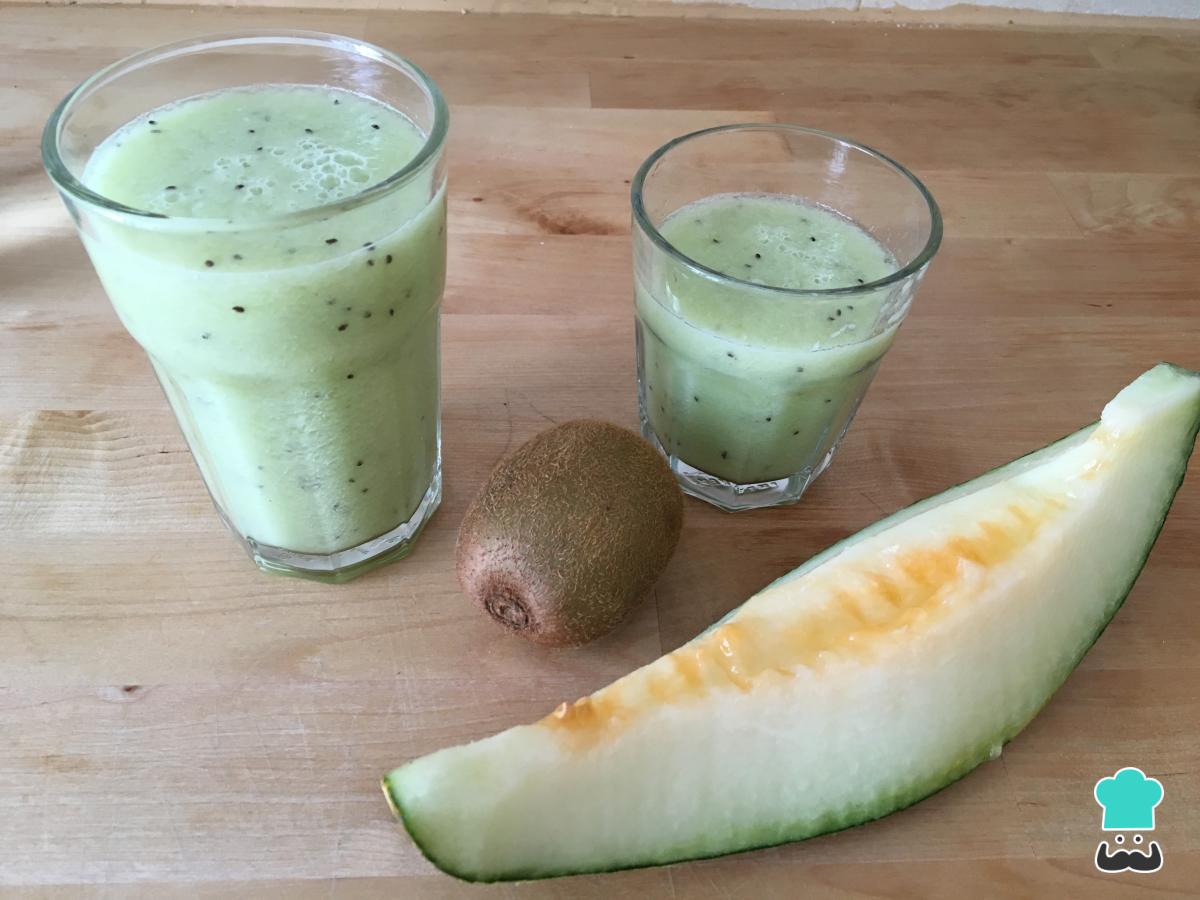 Batido de melón y kiwi para adelgazar