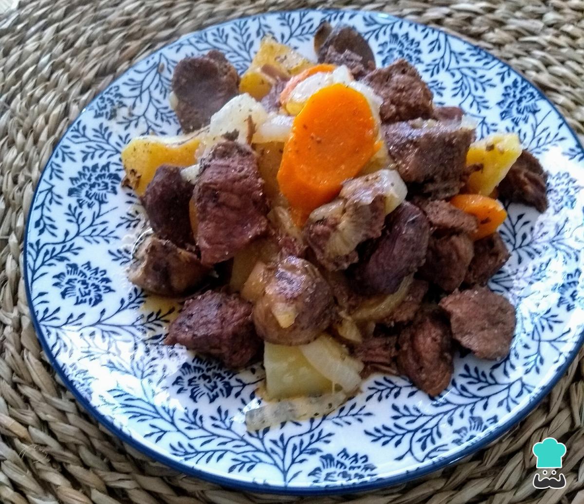 Receta de Estofado de ternera en olla exprés