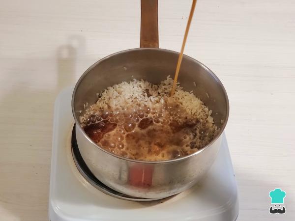 Receta de Arroz árabe con pollo al horno - Paso 8