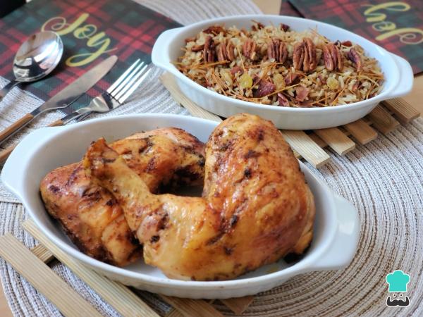 Receta de Arroz árabe con pollo al horno - Paso 9