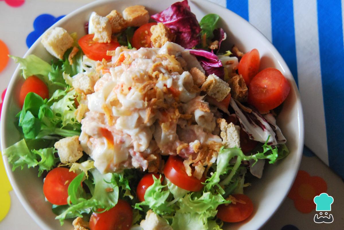 Receta de Ensalada verde con atún