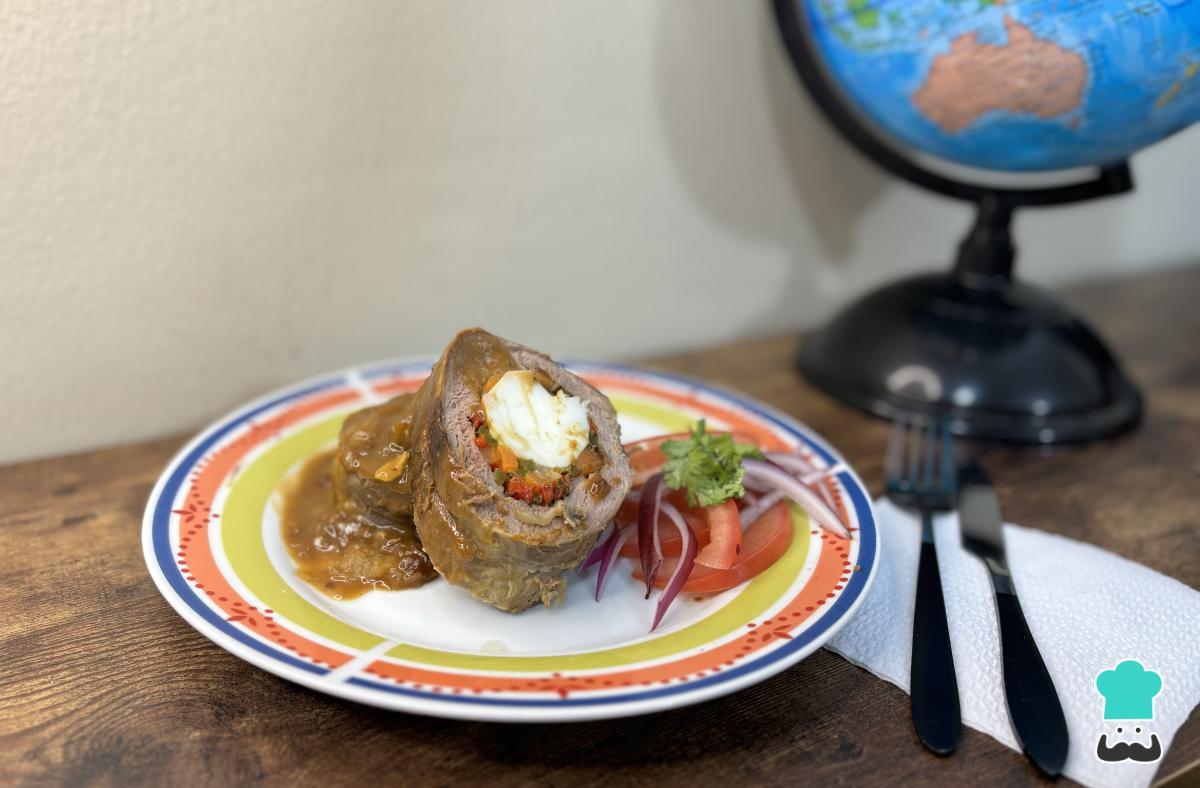 Receta de Arrollado de malaya