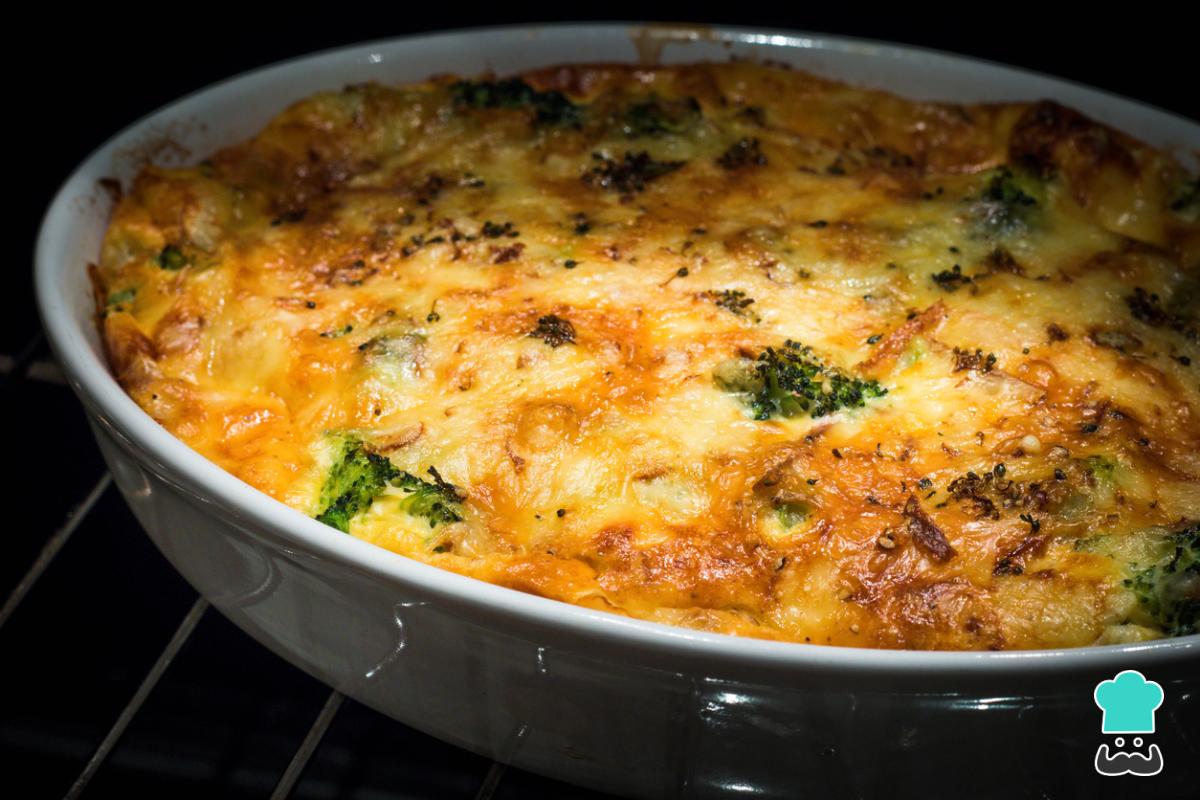 Receta de Brócoli al horno con champiñones