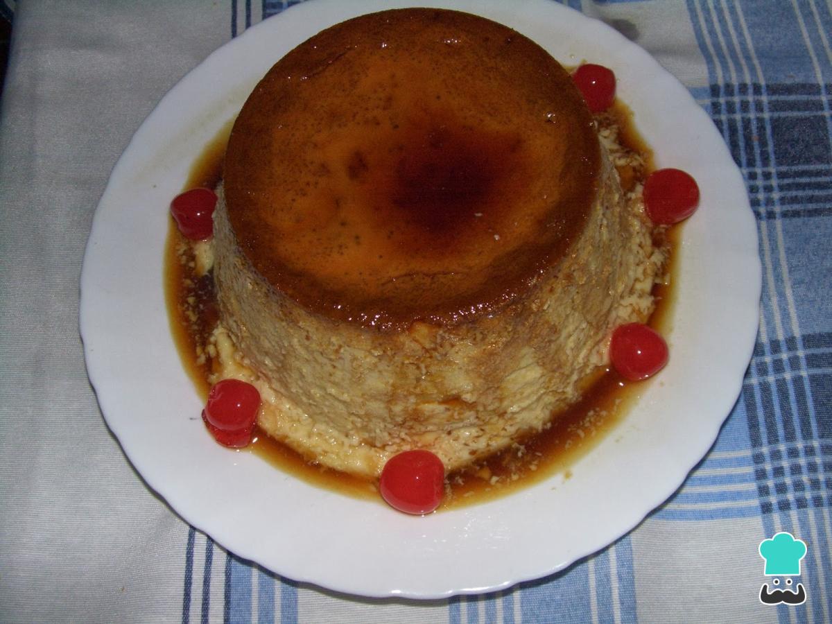 Receta de Flan de tres leches en olla express