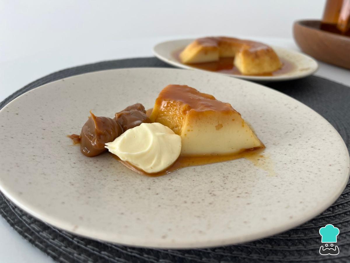 Receta de Flan mixto