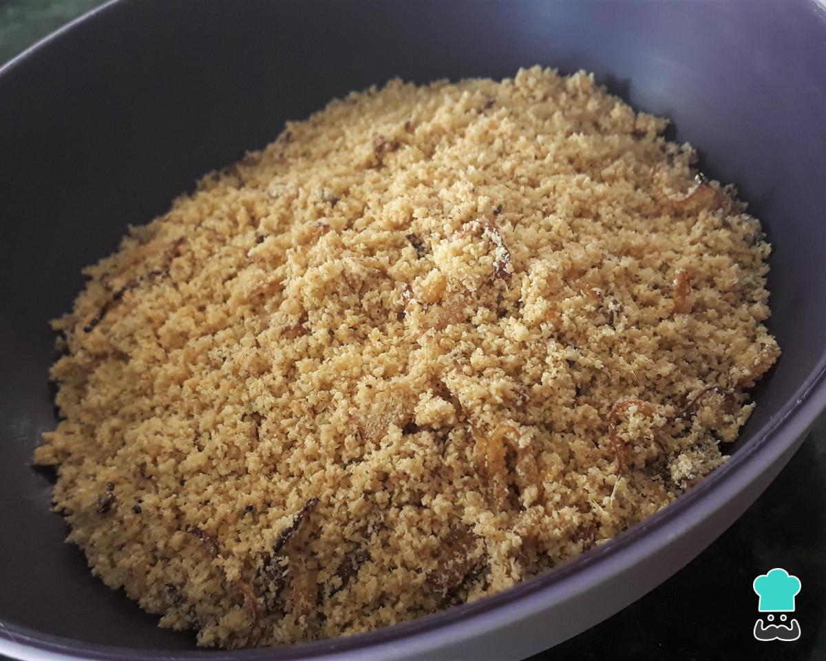 Receta de Farofa brasileña