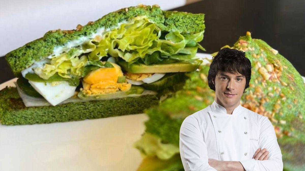Jordi Cruz, chef: “El bocadillo más rico y saludable se prepara con un pan de brócoli y espinacas que hago al microondas en pocos minutos”