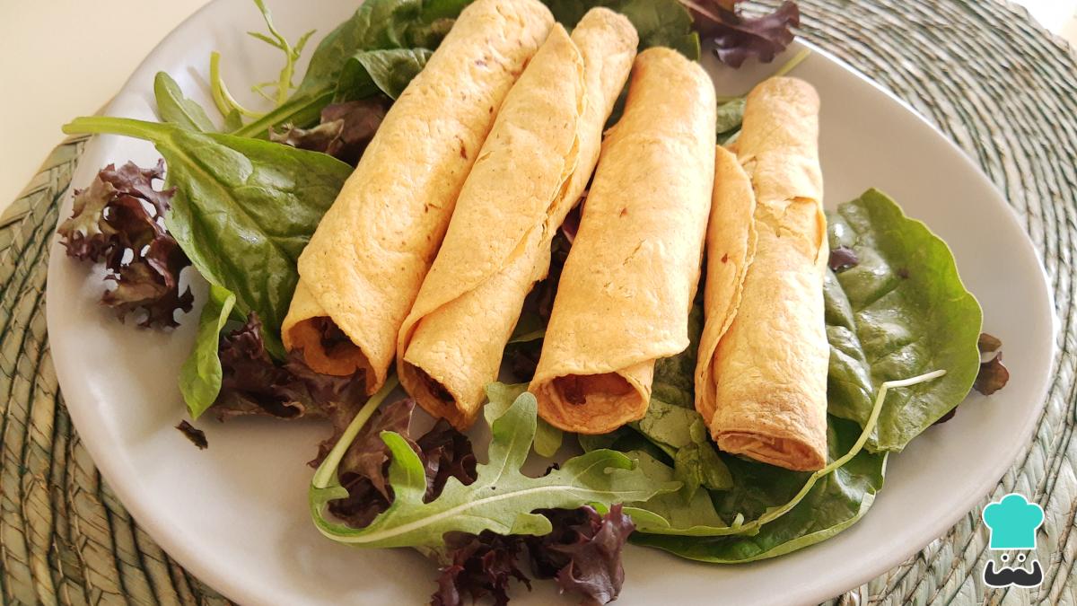 Receta de Tacos dorados de atún