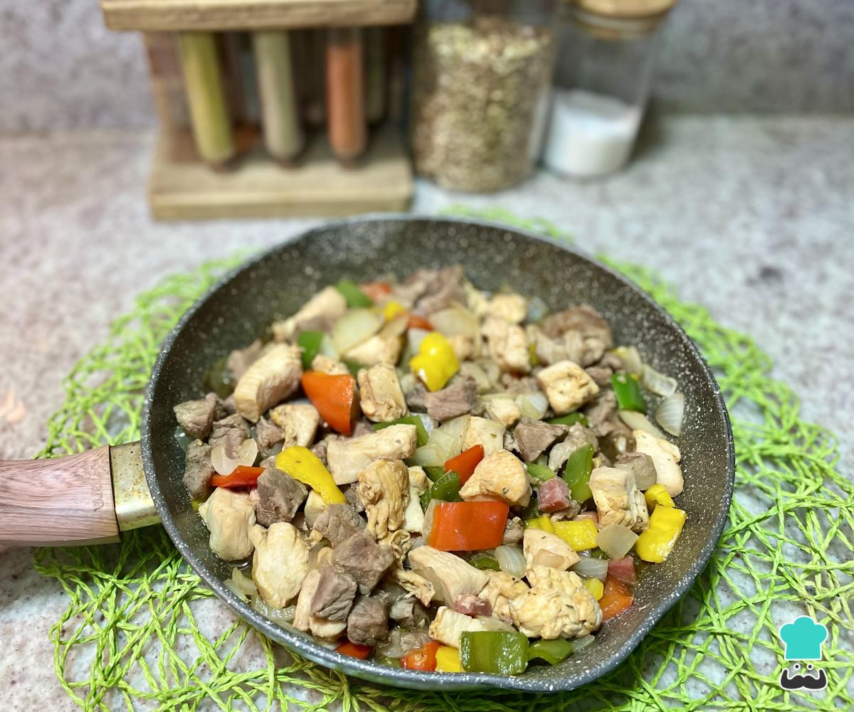 Receta de Alambre mixto