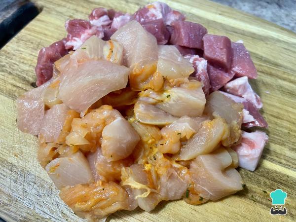 Receta de Alambre mixto - Paso 2