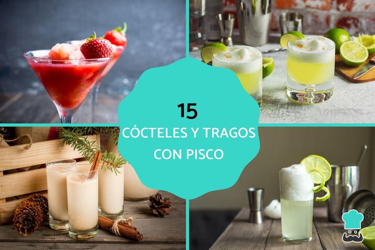 Cócteles y tragos con pisco