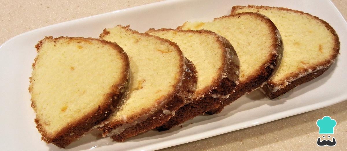 Receta de Queque de naranja esponjoso