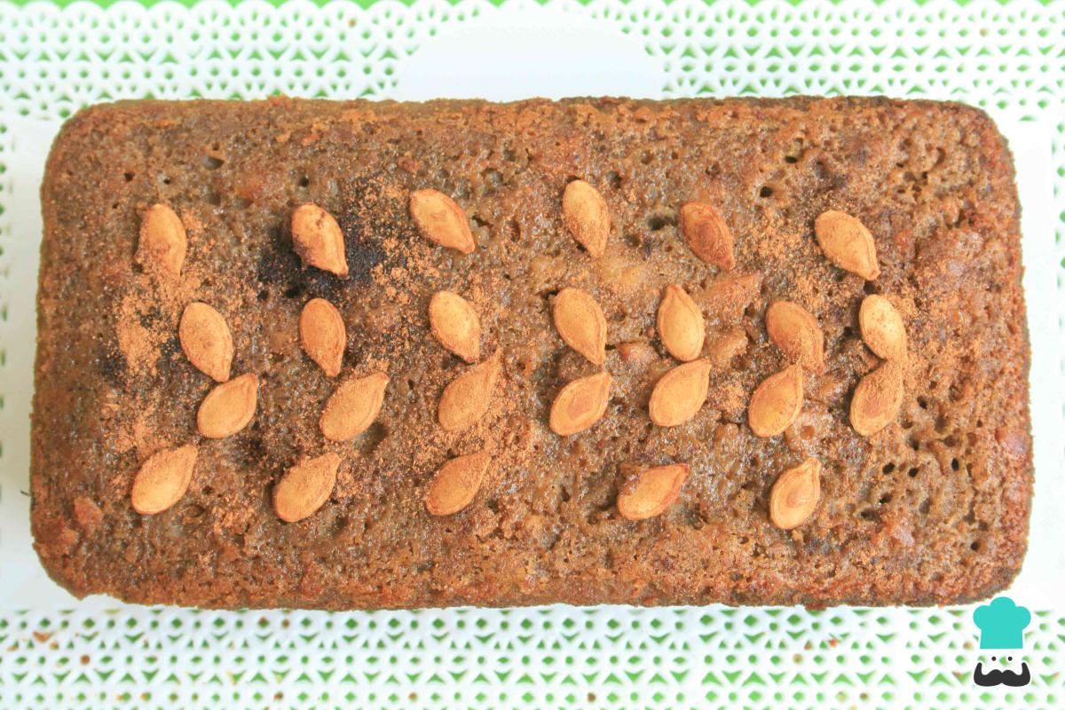 Receta de Bizcocho de calabaza y nueces