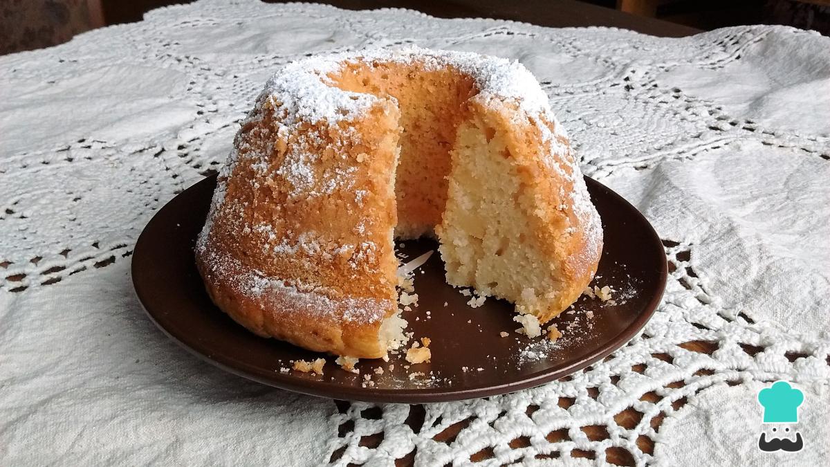 Receta de Bizcocho de la abuela sin huevo