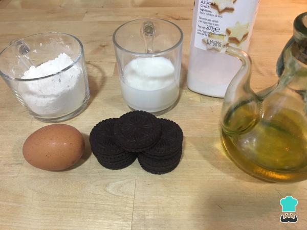 Receta de Galletas Oreo fritas - Paso 1