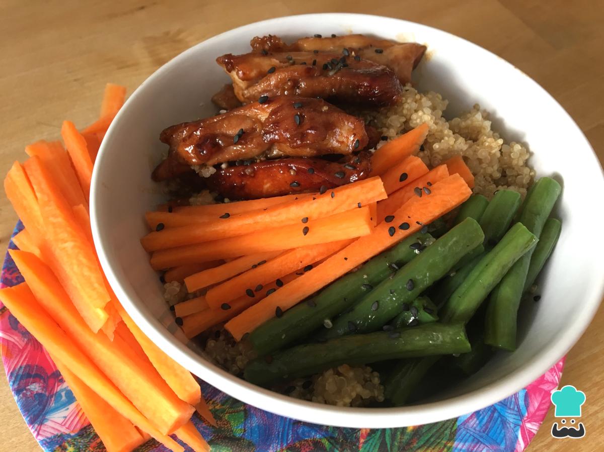 Receta de Quinoa con verduras y pollo