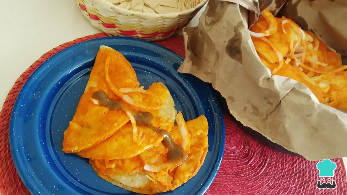 Receta de Tacos de canasta veganos