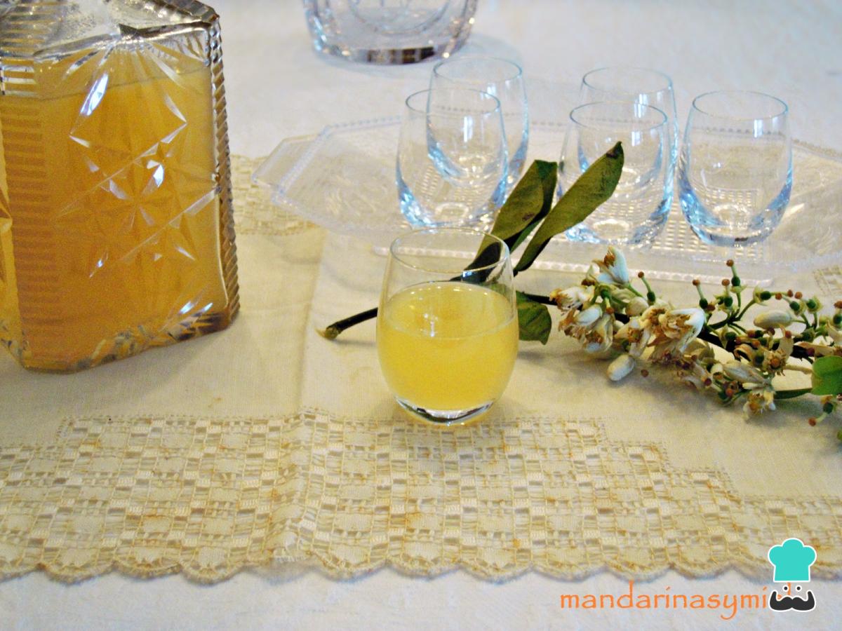 Licor de mandarina casero