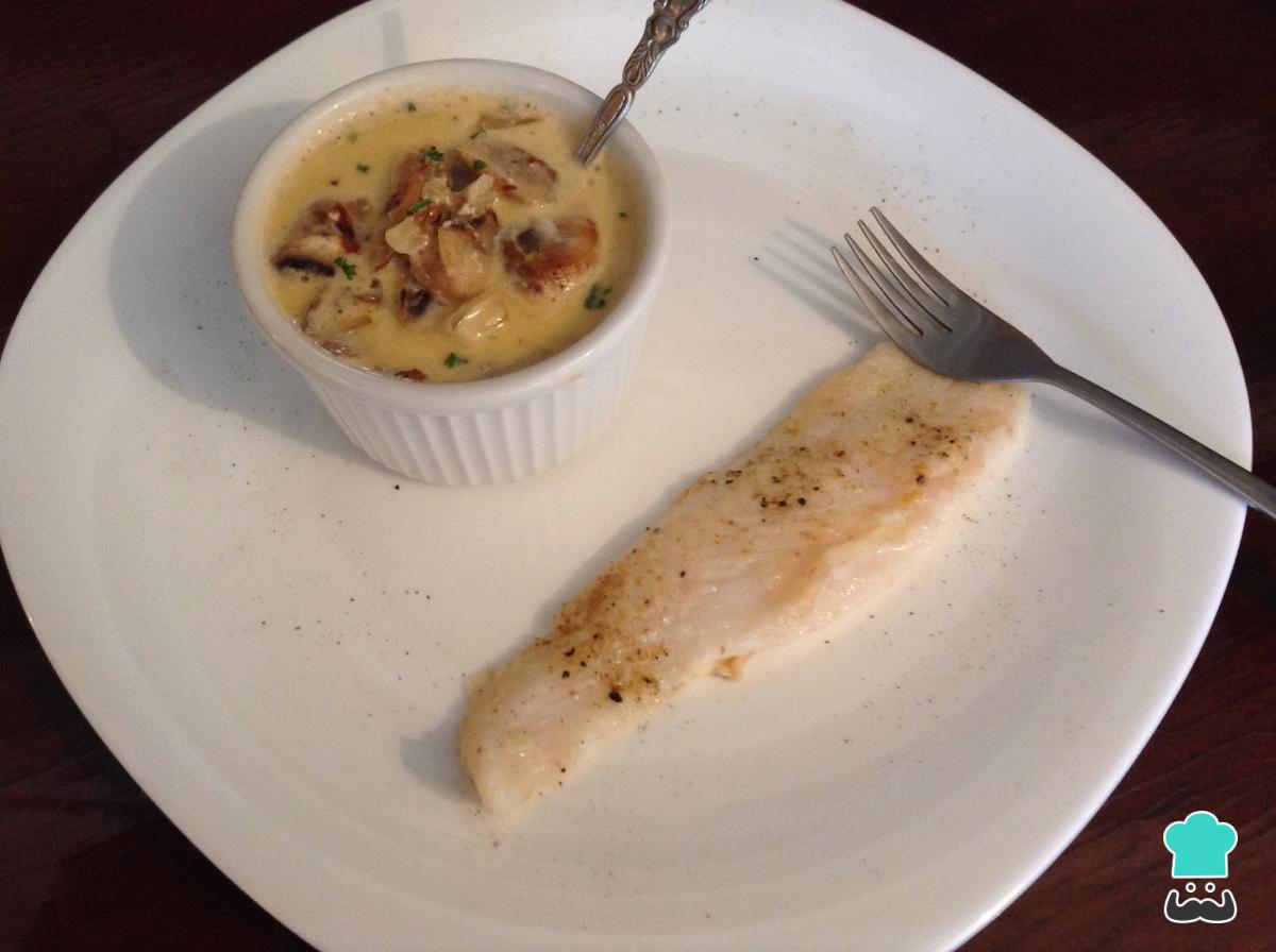 Receta de Lenguado a la plancha con salsa de yogur