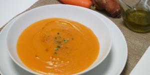Receta de Crema de boniato y zanahoria