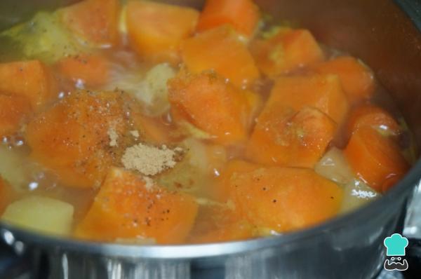 Receta de Crema de boniato y zanahoria - Paso 4