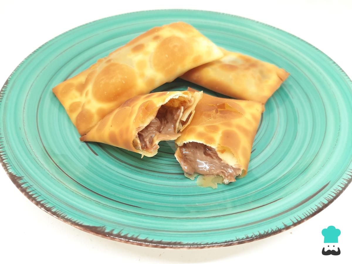 Receta de Tequeños de Nutella