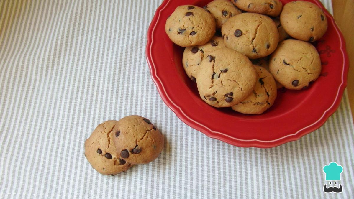 Receta de Galletas con pepitas de chocolate