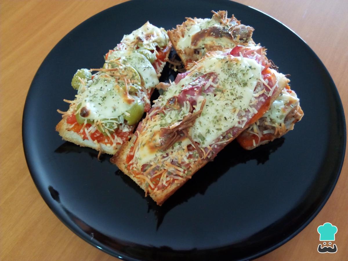 Receta de Paninis caseros de jamón y queso