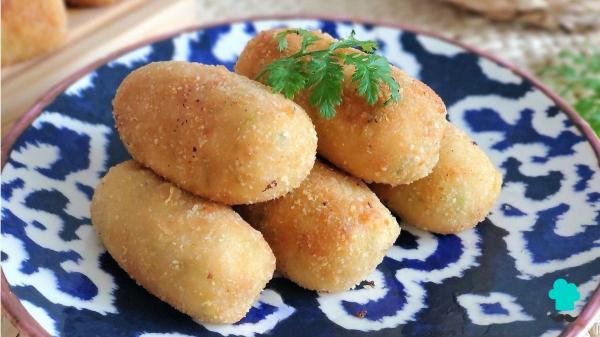 Receta de Croquetas de calabacín y queso: fáciles de preparar y muy cremosas por dentro