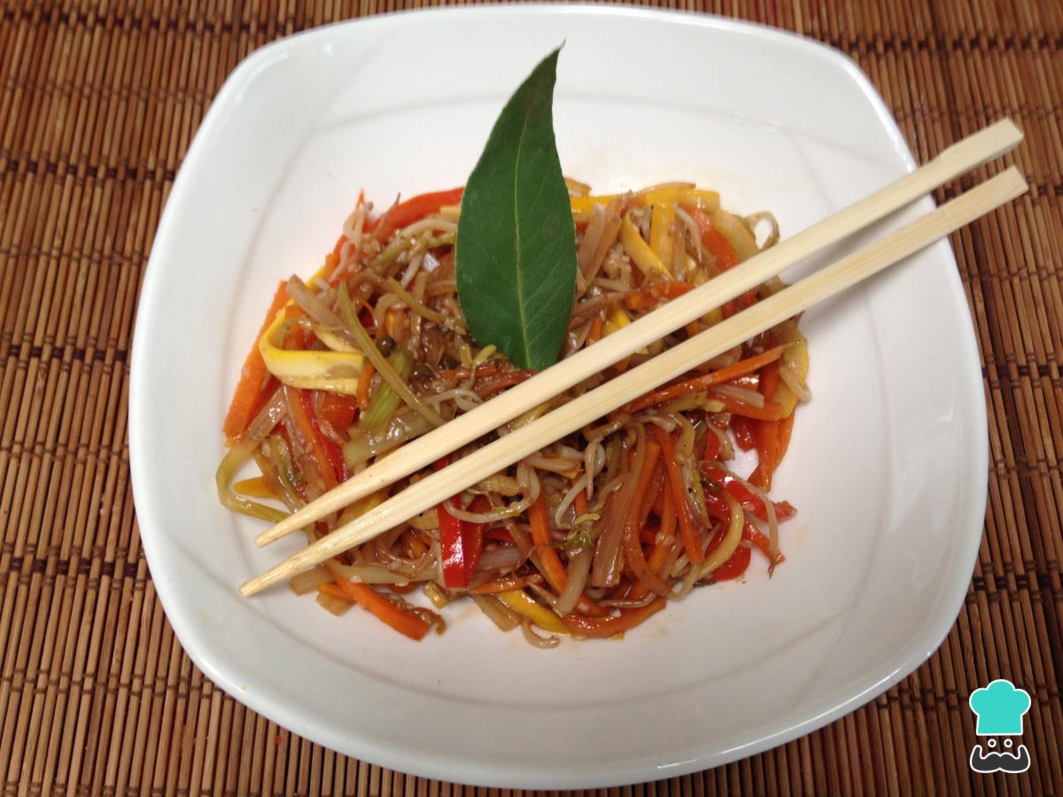 Receta de Ensalada de verduras salteadas