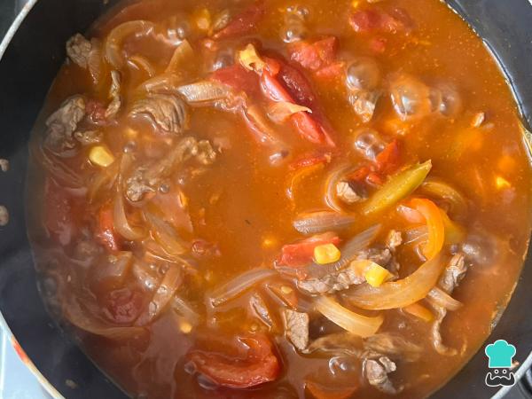 Receta de Tomaticán con papas - Paso 13