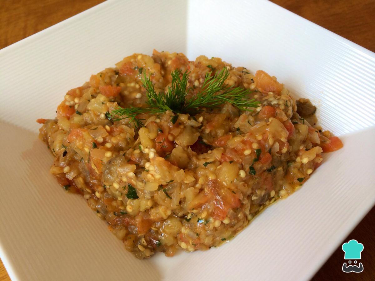 Receta de Baingan bharta